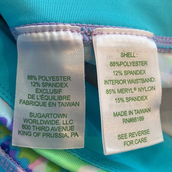 *SOLD!* NWT Lilly Pulitzer High Rise Leggings Weekender Leggings Crop Shell oF - Picture 11 of 12